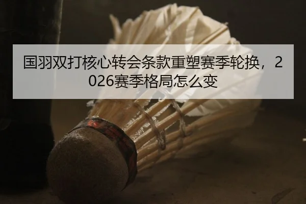 国羽双打核心转会条款重塑赛季轮换，2026赛季格局怎么变